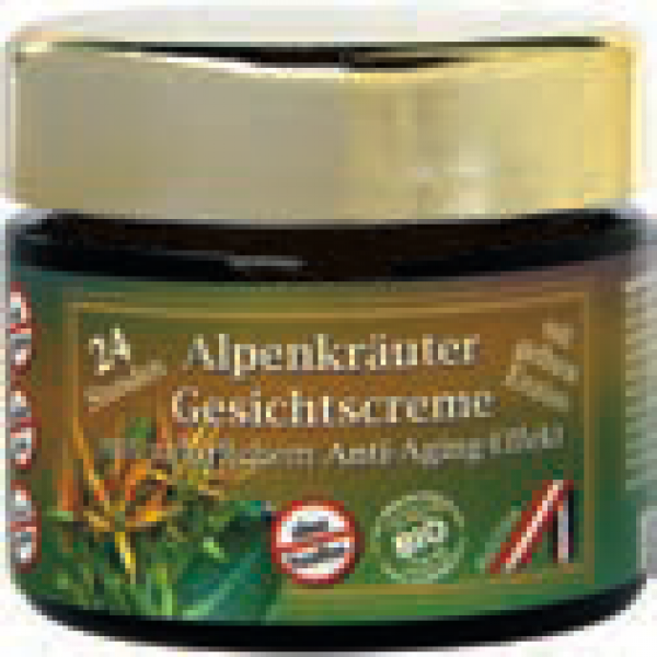 Exmonte Alpenkräuter-Gesichtscreme 50ml Glas